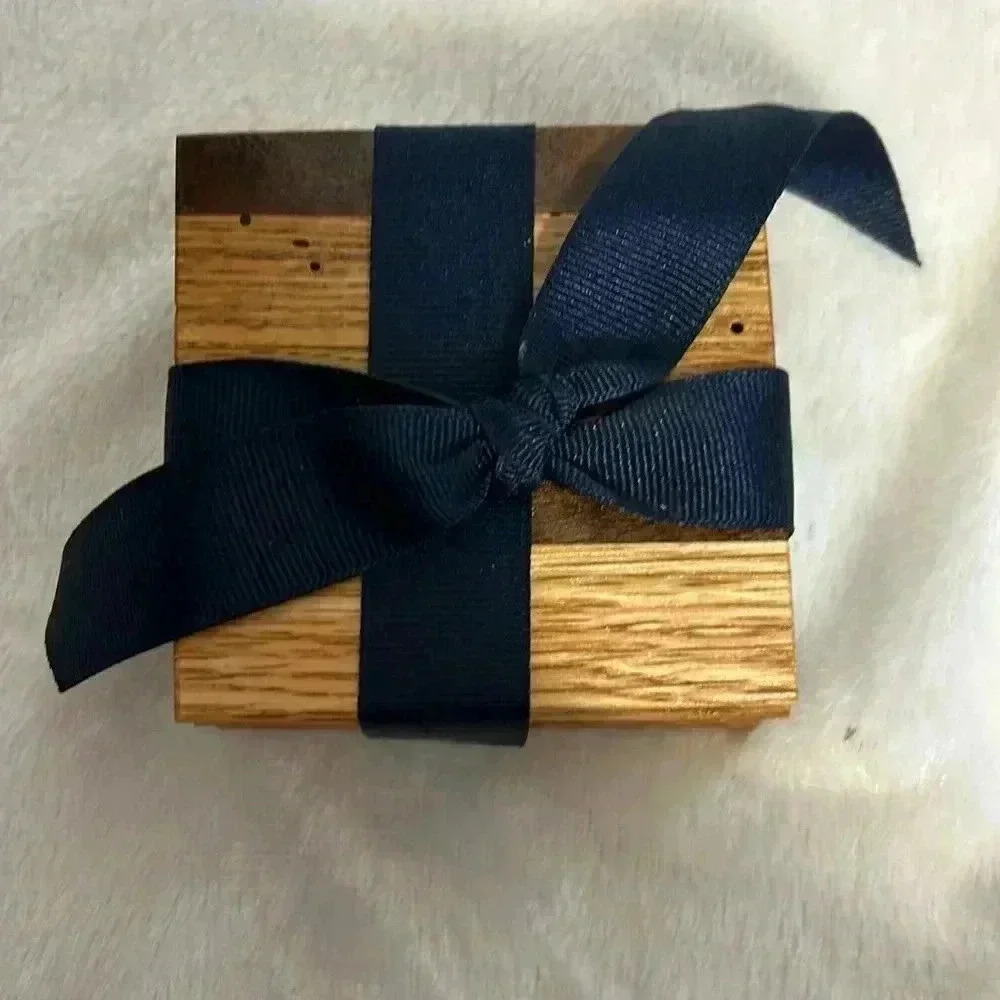 Handmade wooden coasters.‎ New